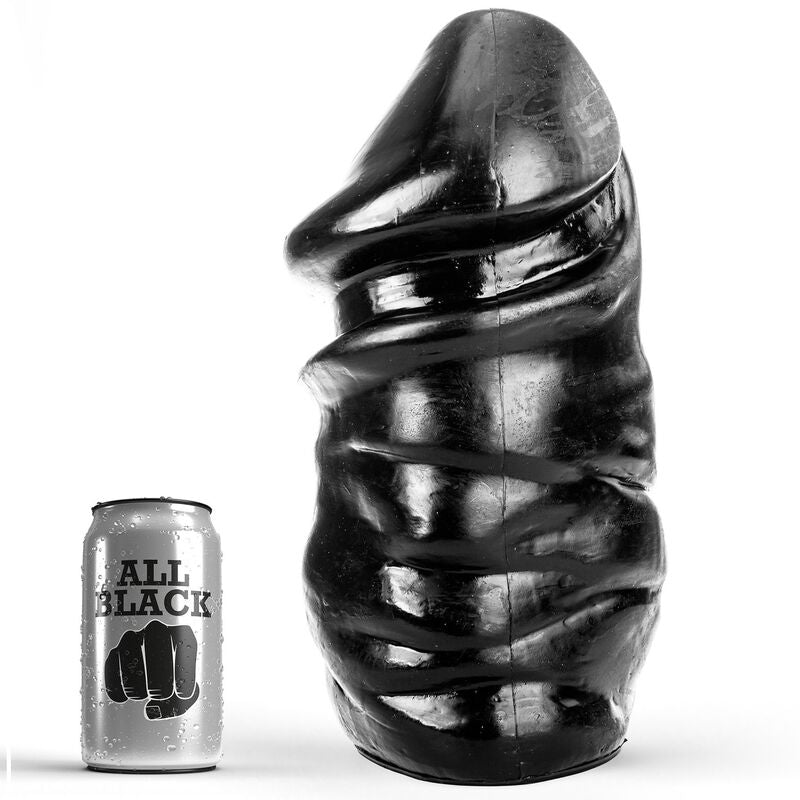 ALL BLACK - PENE ANAL 33 CM - NOCTURNA DESIRES