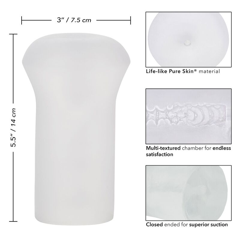 CALEXOTICS - BOUNDLESS STROKER TRANSPARENT - NOCTURNA DESIRES