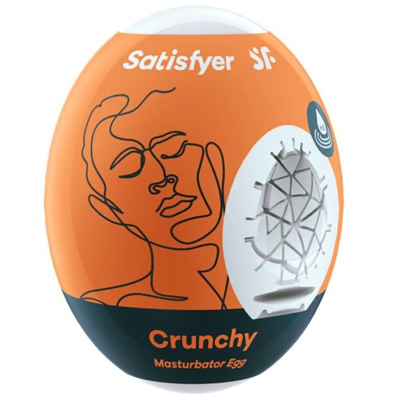 SATISFYER - CRUNCHY MASTURBATOR EGG - NOCTURNA DESIRES