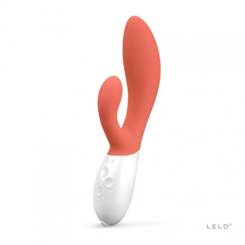 LELO - INA 3 LUXURY CORAL RABBIT VIBRATOR - NOCTURNA DESIRES