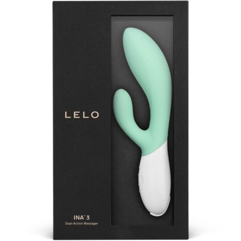 LELO - INA 3 GREEN RABBIT VIBRATOR LUXURY SEAWEED - NOCTURNA DESIRES