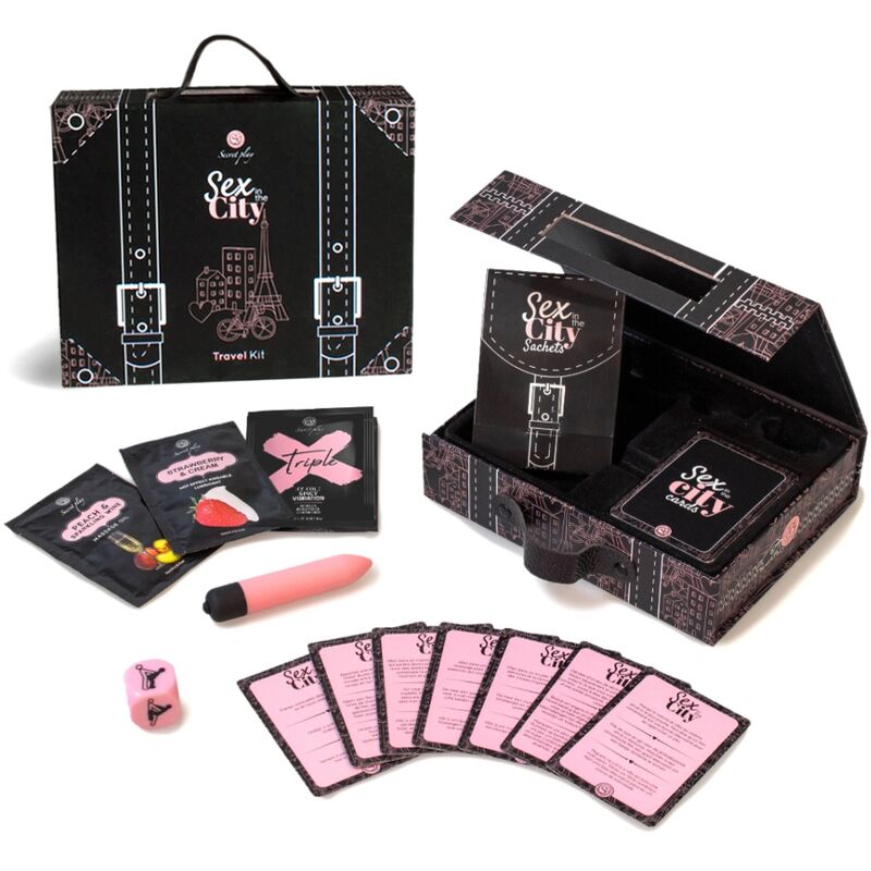 SECRETPLAY - SEX IN THE CITY TRAVEL KIT (ES/EN/DE/FR/NL/PT) - NOCTURNA DESIRES