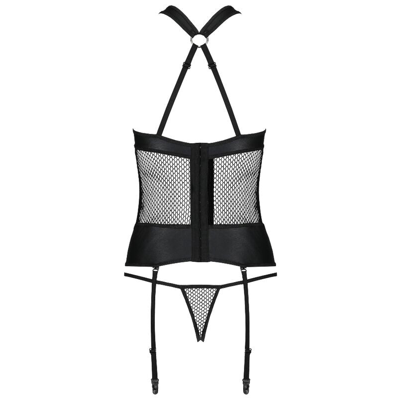 PASSION - AMANDA ECOLOGICAL LEATHER CORSET S/M - NOCTURNA DESIRES