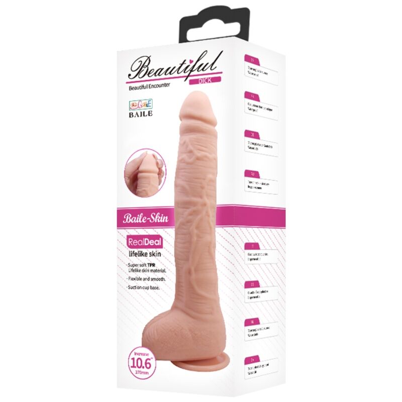 BAILE - FLEXIBLE REALISTIC DILDO - NOCTURNA DESIRES
