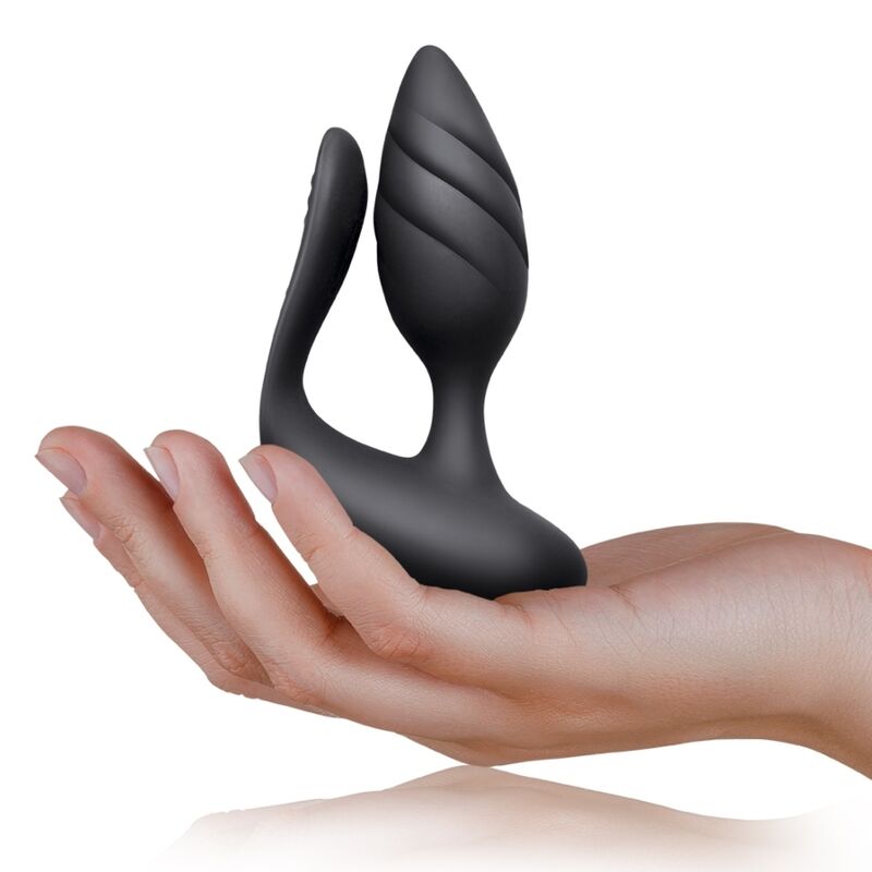 ROCKS-OFF - COCKTAIL PLUG REMOTE CONTROL - BLACK - NOCTURNA DESIRES