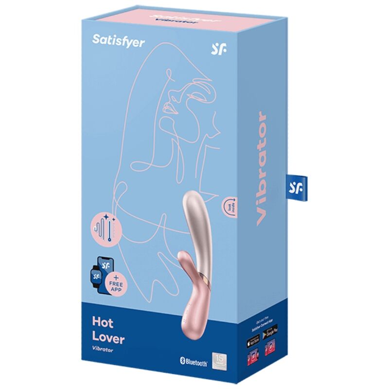 SATISFYER - HOT LOVER VIBRATOR ROSE & BEIGE - NOCTURNA DESIRES