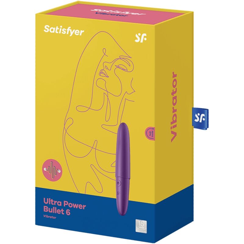 SATISFYER - ULTRA POWER BULLET 6 PURPLE - NOCTURNA DESIRES