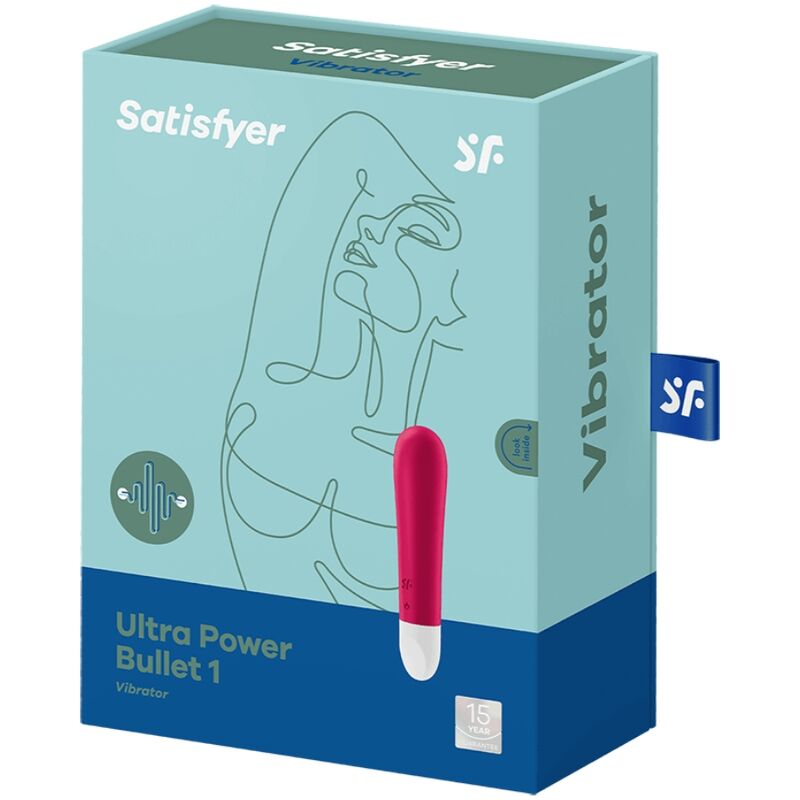 SATISFYER - ULTRA POWER BULLET 1 RED - NOCTURNA DESIRES