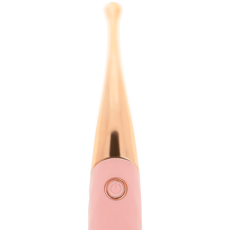 OHMAMA - RECHARGEABLE CLITORIS STIMULATOR 36 PINK-PINKGOLD MODES - NOCTURNA DESIRES
