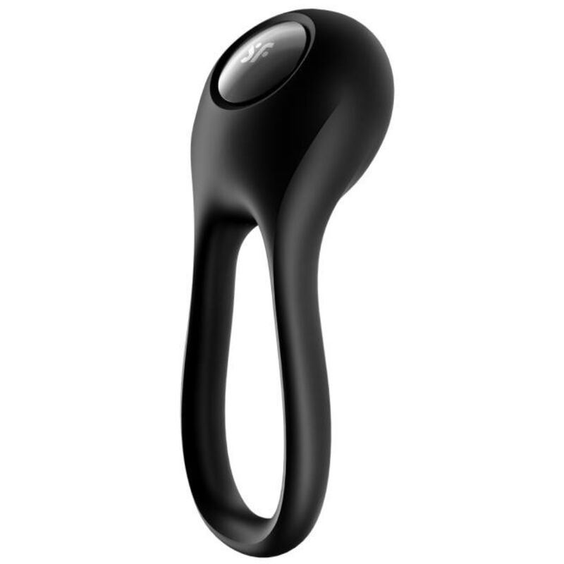 SATISFYER - MAJESTIC DUO RING VIBRATOR BLACK - NOCTURNA DESIRES