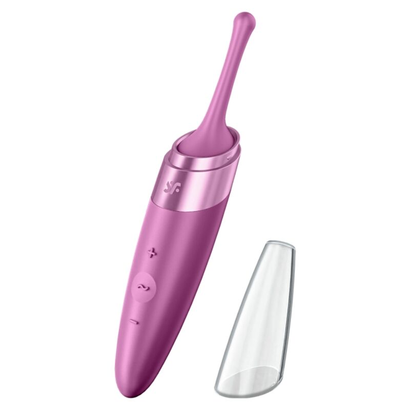 SATISFYER - TWIRLING DELIGHT CLIT TIP VIBRATOR PURPLE - NOCTURNA DESIRES