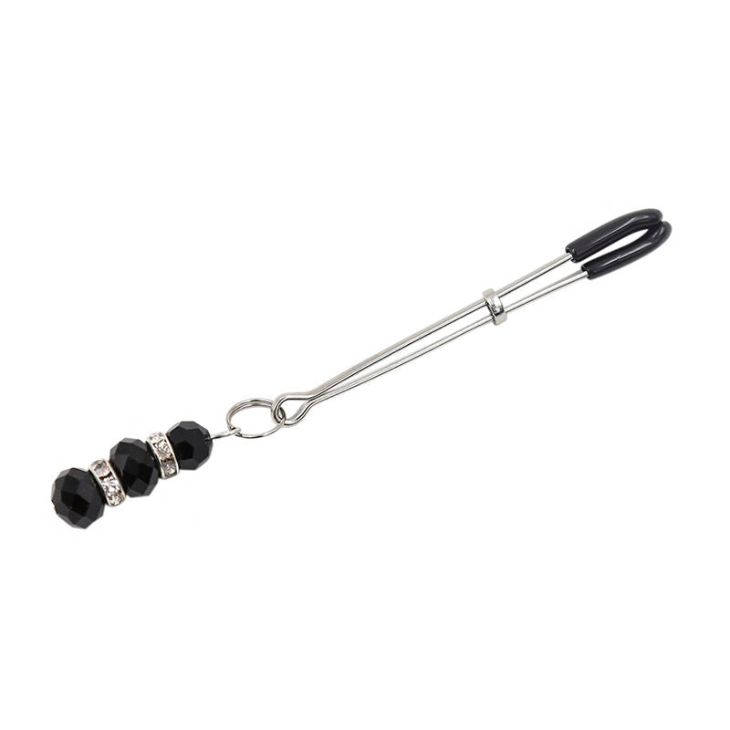 OHMAMA FETISH - NIPPLE Clamps WITH CRYSTAL STONES - NOCTURNA DESIRES