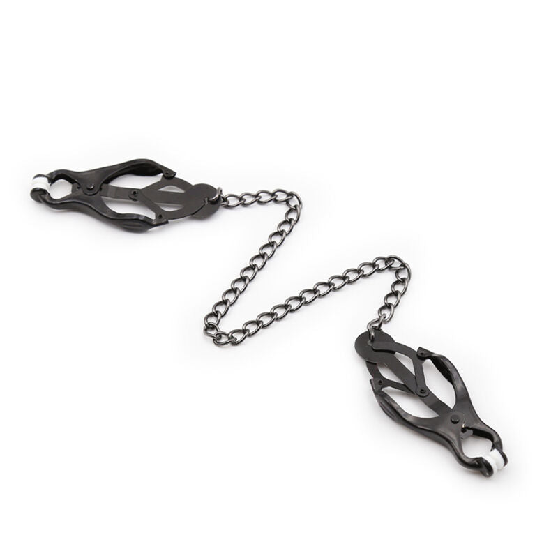 OHMAMA FETISH - JAPANESE NIPPLE Clamps WITH BLACK CHAIN - NOCTURNA DESIRES
