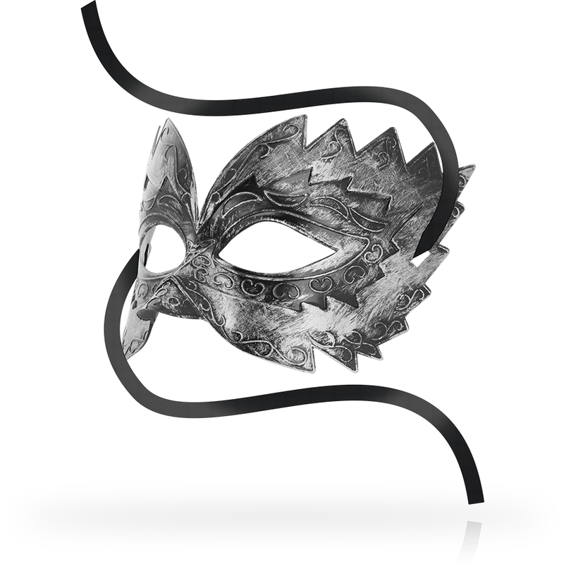 OHMAMA - ANTIZAZ MASKS VENETIAN STYLE SILVER - NOCTURNA DESIRES