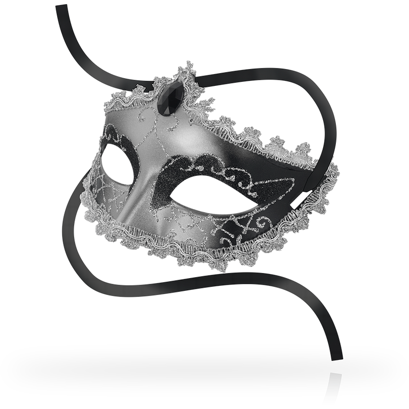 OHMAMA - MASKS BLACK DIAMOND GRAY MASK - NOCTURNA DESIRES