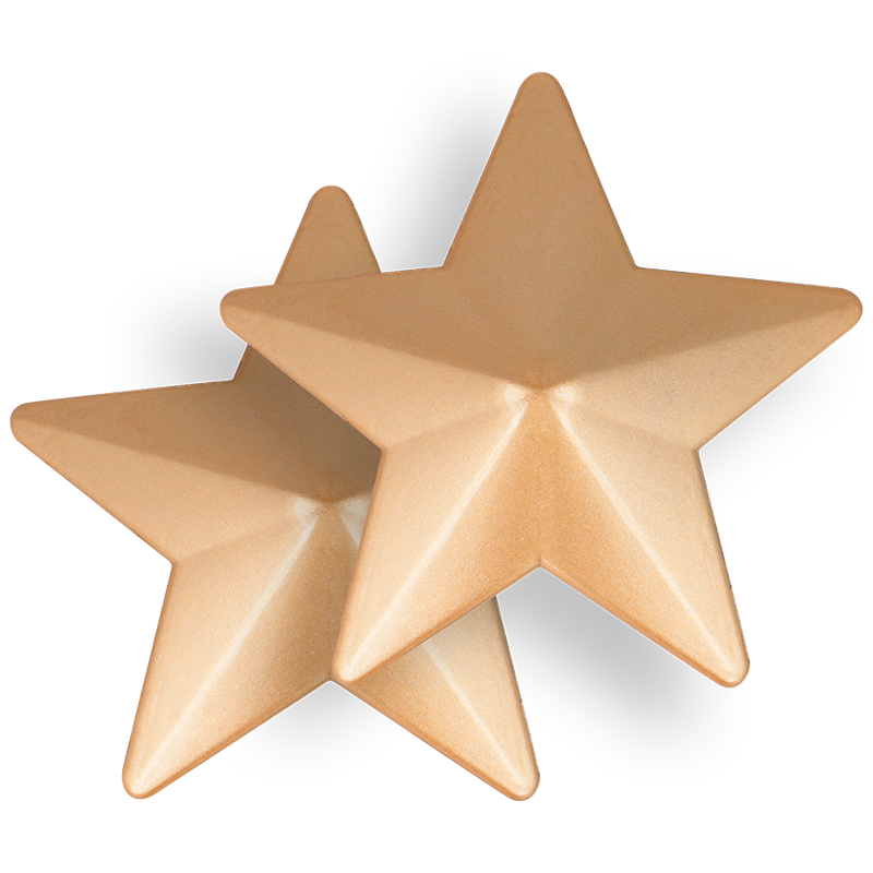 COQUETTE CHIC DESIRE - NIPPLE COVERS GOLDEN STARS - NOCTURNA DESIRES