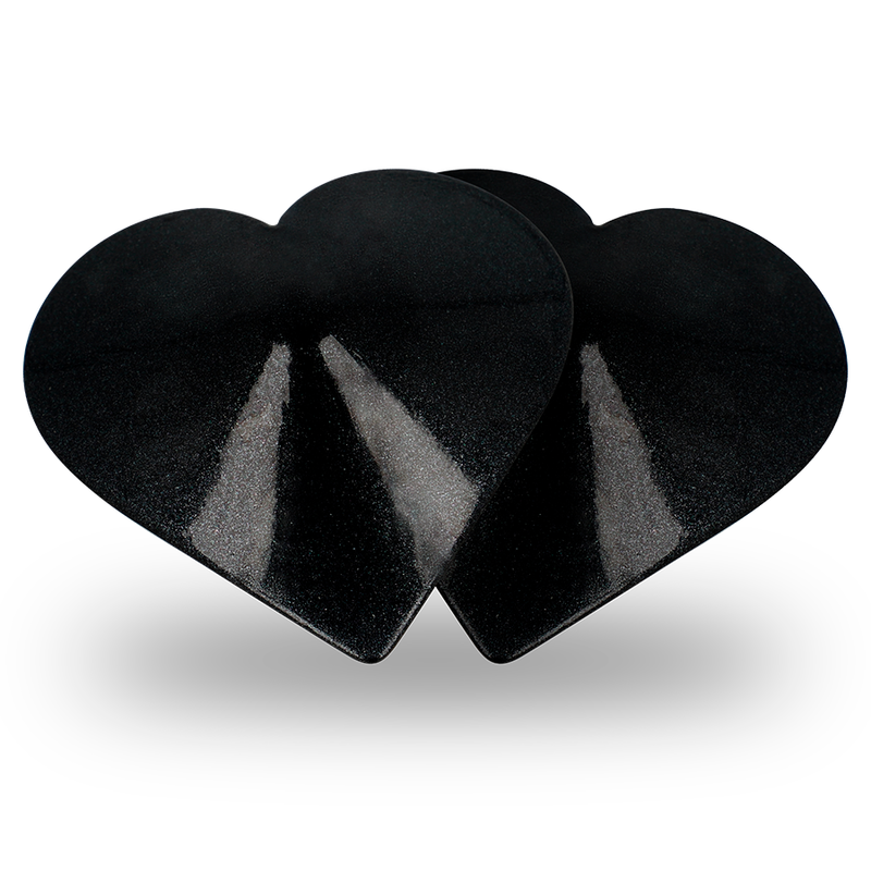 COQUETTE CHIC DESIRE - NIPPLE COVERS BLACK HEARTS - NOCTURNA DESIRES