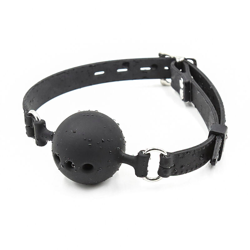 OHMAMA FETISH - BREATHABLE SILICONE BALL GAG SIZE L - NOCTURNA DESIRES