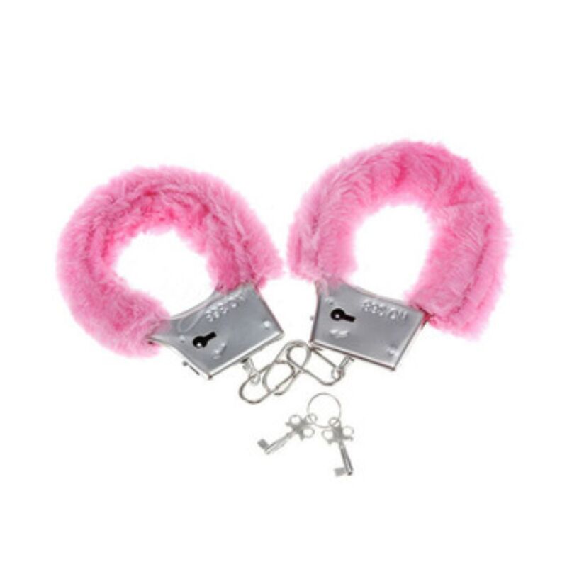 DIABLO PICANTE - PLEASURE FURRY HANDCUFFS PINK - NOCTURNA DESIRES