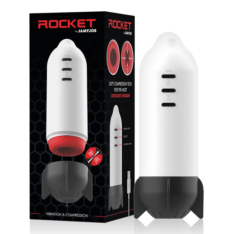 JAMYJOB - ROCKET MASTURBATOR SOFT COMPRESSION TECH AND VIBRATION - NOCTURNA DESIRES