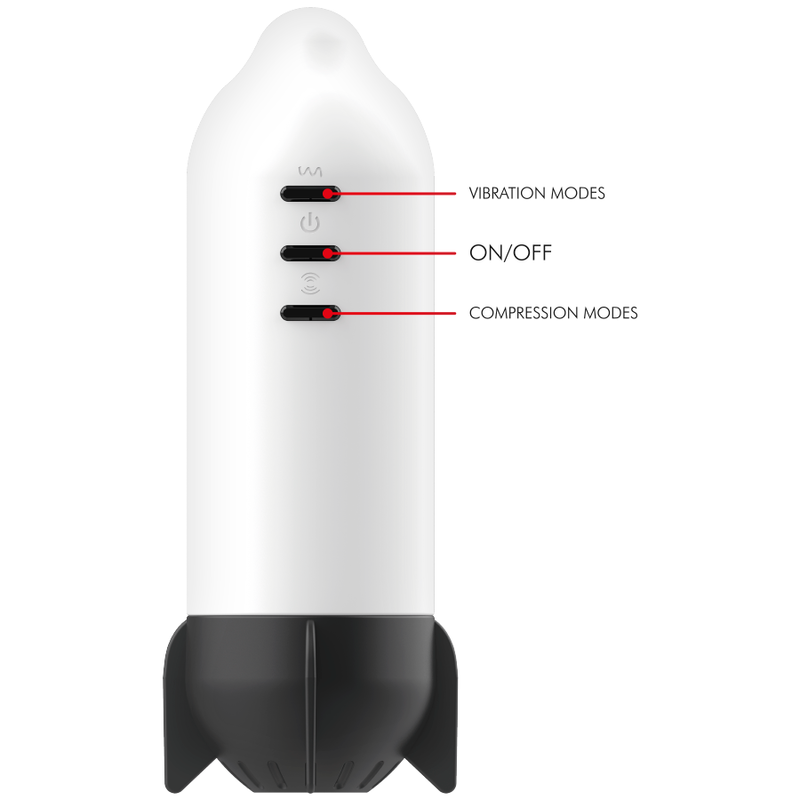 JAMYJOB - ROCKET MASTURBATOR SOFT COMPRESSION TECH AND VIBRATION - NOCTURNA DESIRES
