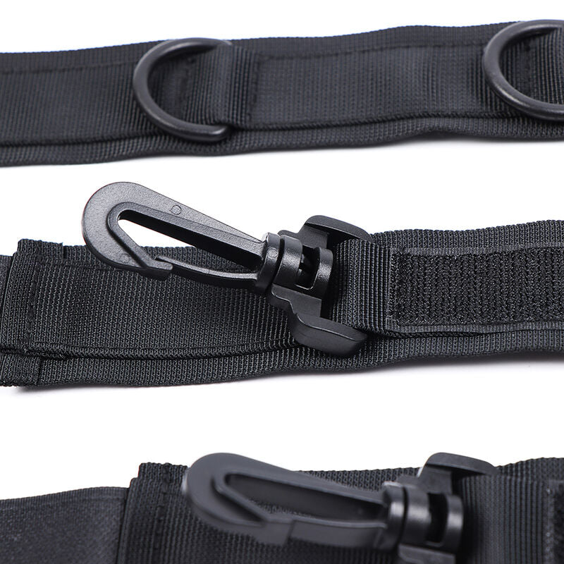 OHMAMA FETISH - NYLON HANDCUFFS AND COLLAR - NOCTURNA DESIRES