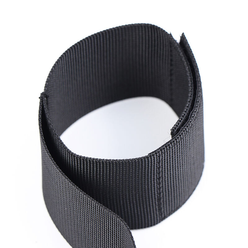 OHMAMA FETISH - WRIST HANDCUFFS AND NYLON COLLAR - NOCTURNA DESIRES