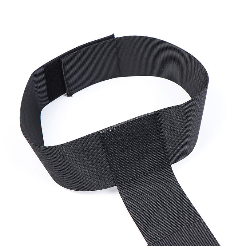 OHMAMA FETISH - WRIST HANDCUFFS AND NYLON COLLAR - NOCTURNA DESIRES