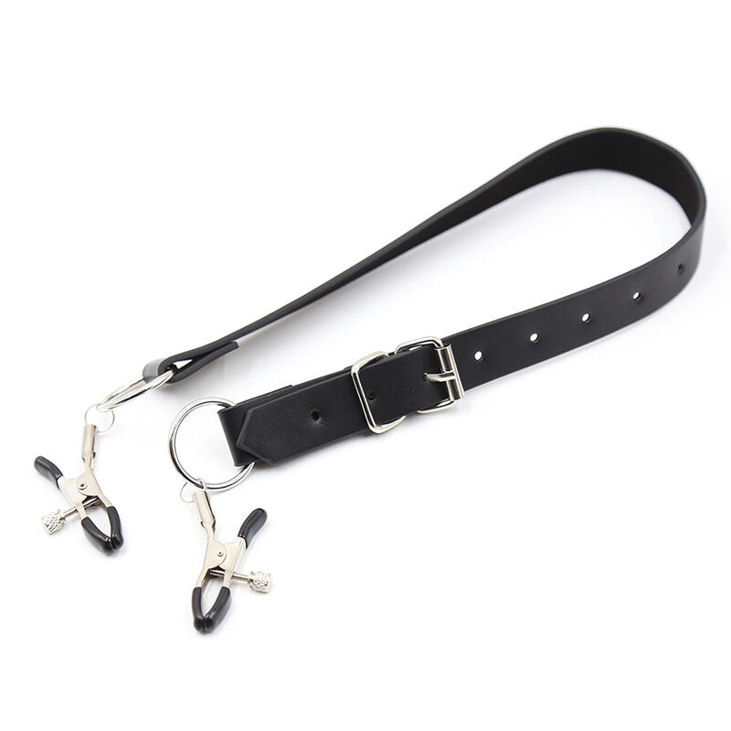 OHMAMA FETISH - CLITORIS CLAMPS WITH LEG STRAPS - NOCTURNA DESIRES