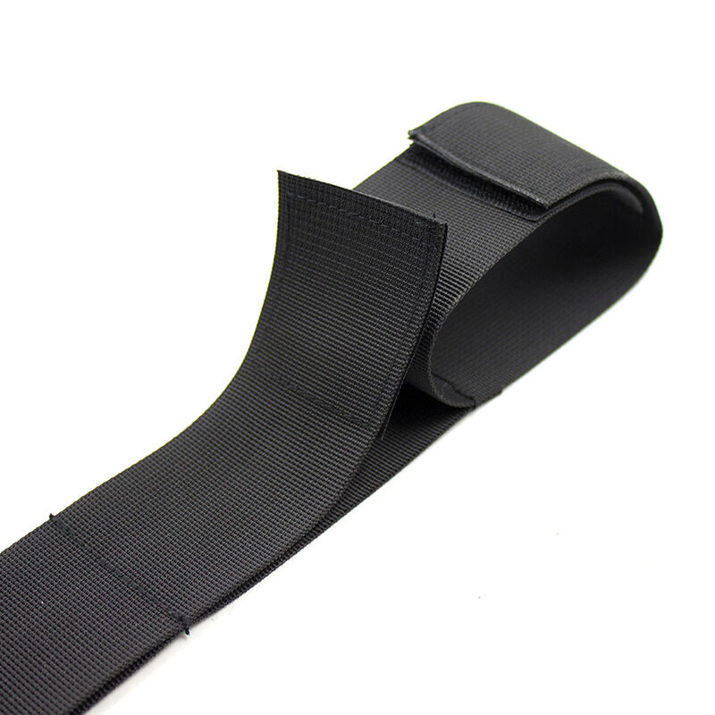 OHMAMA FETISH - SPREADER SOFT BAR FULL NYLON WRIST RESTRAINTS - NOCTURNA DESIRES