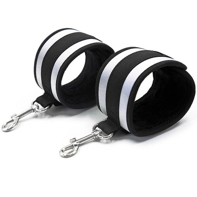OHMAMA FETISH - GREY WRIST CUFFS - NOCTURNA DESIRES