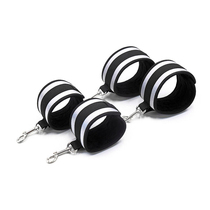 OHMAMA FETISH - GREY WRIST CUFFS - NOCTURNA DESIRES