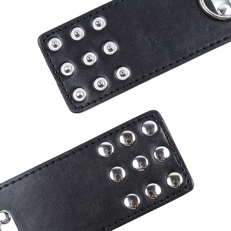 OHMAMA FETISH - WRIST RESTRAINTS SNAP FASTEN METAL - NOCTURNA DESIRES