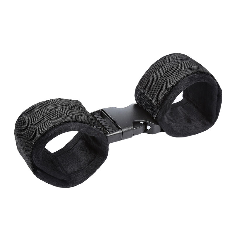 OHMAMA FETISH - HOOK AND LOOP FASTENER NYLON WRIST RESTRAINTS - NOCTURNA DESIRES
