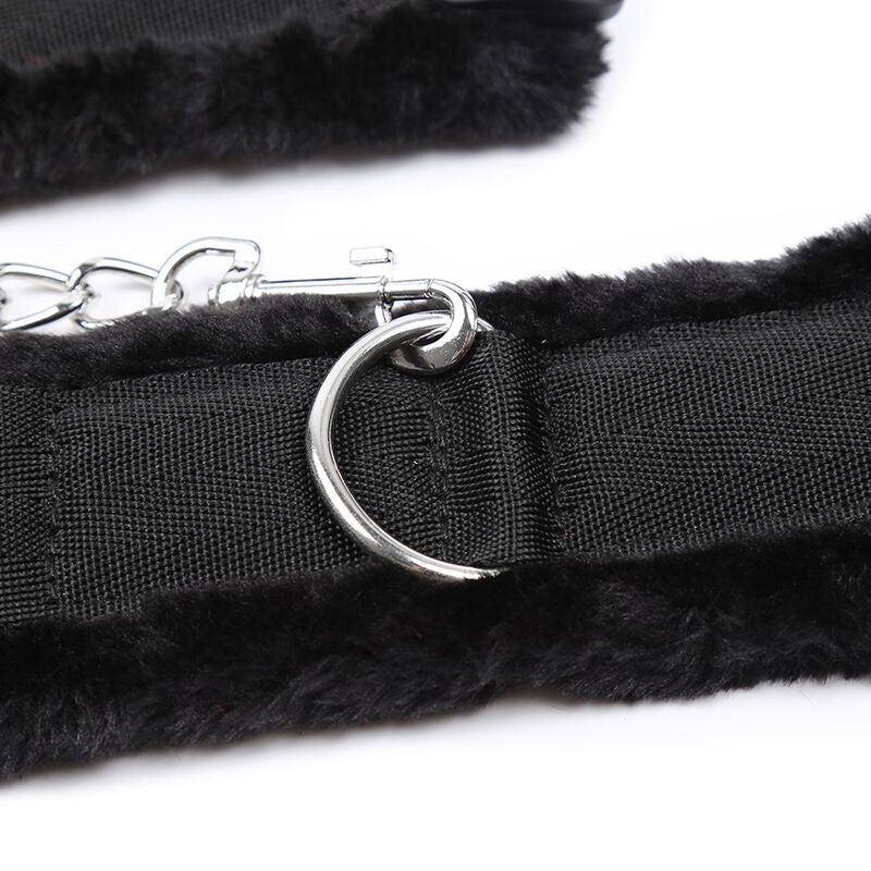 OHMAMA FETISH - FURRY LINED WRIST RESTRAINTS - NOCTURNA DESIRES