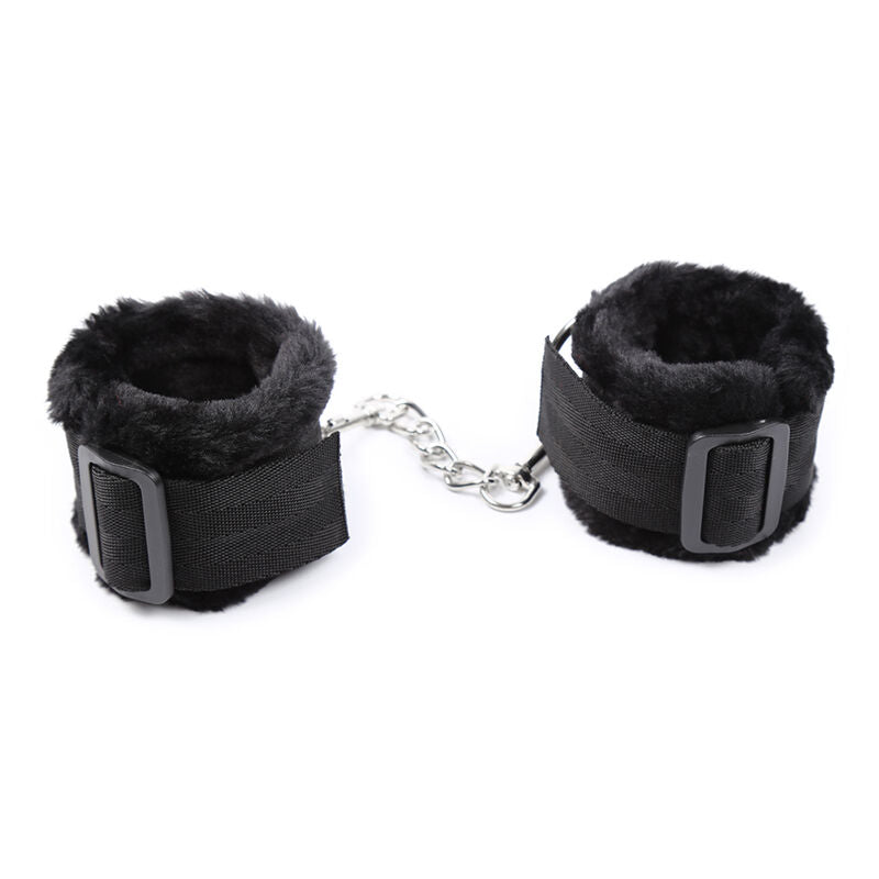 OHMAMA FETISH - FURRY LINED WRIST RESTRAINTS - NOCTURNA DESIRES