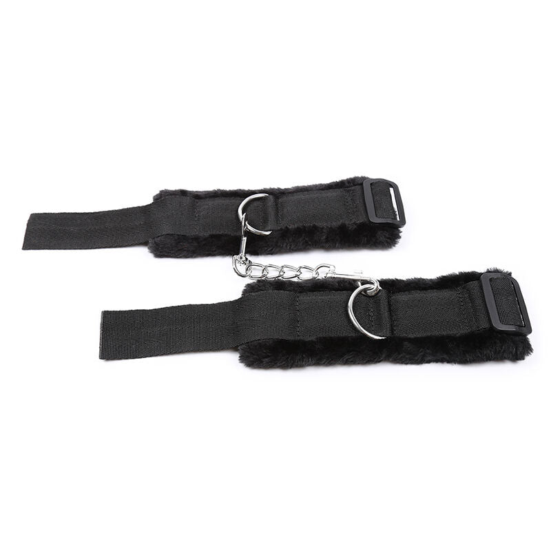 OHMAMA FETISH - FURRY LINED WRIST RESTRAINTS - NOCTURNA DESIRES