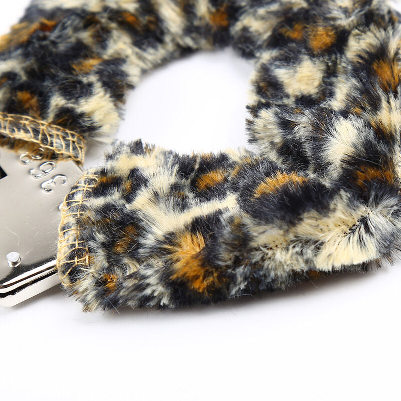 OHMAMA FETISH - VELVETEEN FURLINED METAL WRIST CUFFS - NOCTURNA DESIRES