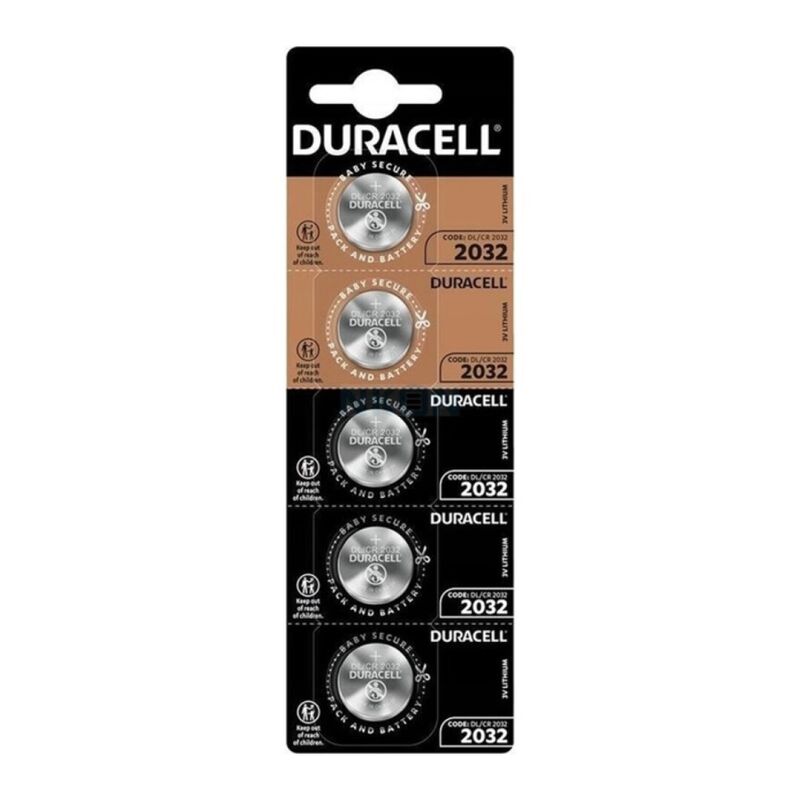 DURACELL - BUTTON BATTERY LITIO CR2032 3V 5 UNIT - NOCTURNA DESIRES