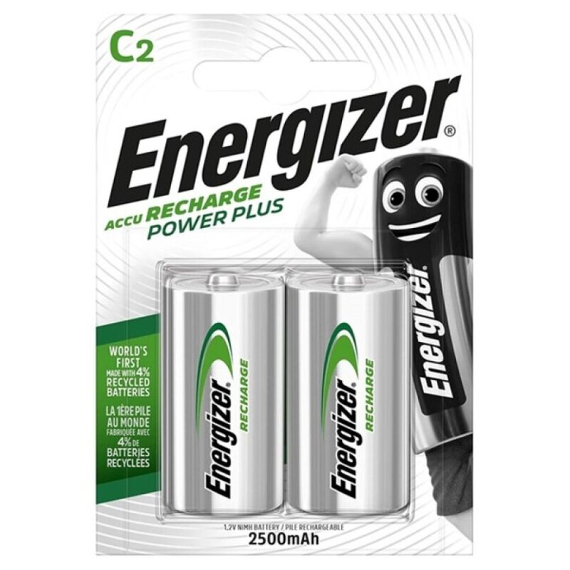 ENERGIZER - POWER PLUS RECHARGEABLE BATTERY HR14 C 2500mAh 2 UNIT - NOCTURNA DESIRES
