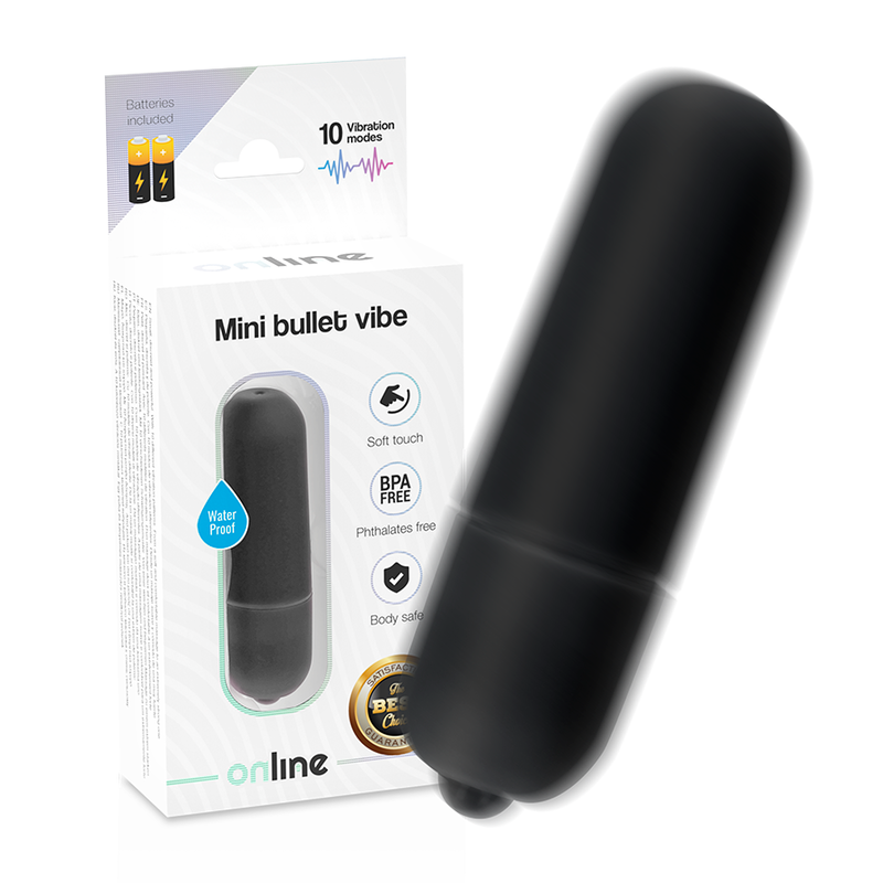 ONLINE - MINI BULLET VIBE BLACK - NOCTURNA DESIRES
