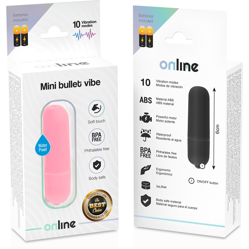 ONLINE - MINI BULLET VIBE PINK - NOCTURNA DESIRES