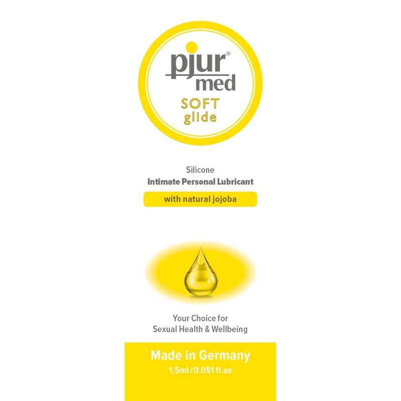 PJUR - MED SOFT GLIDE SILICONE LUBRICANT 1.5 ML - NOCTURNA DESIRES