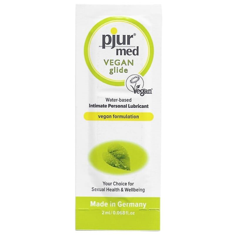 PJUR - MED VEGAN GLIDE WATER BASED LUBRICANT 2 ML - NOCTURNA DESIRES