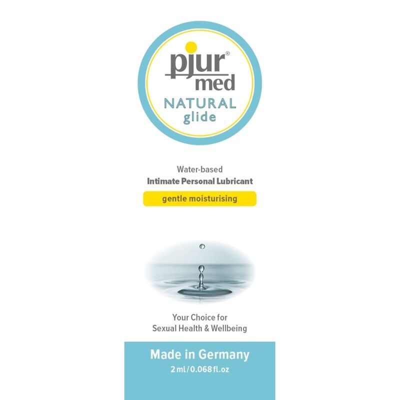 PJUR - MED NATURAL WATER-BASED LUBRICANT 2 ML - NOCTURNA DESIRES