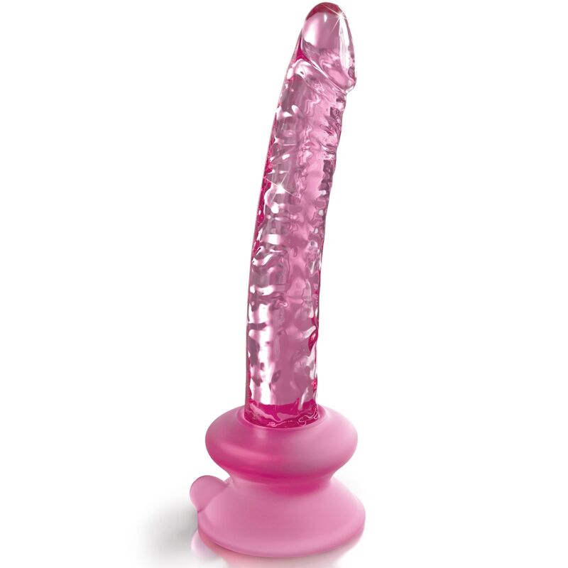 ICICLES - N. 86 GLASS DILDO WITH SUCTION CUP - NOCTURNA DESIRES