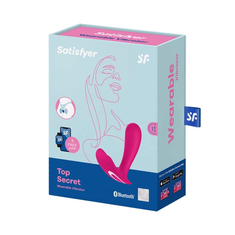 SATISFYER - TOP SECRET VIBRATOR PINK - NOCTURNA DESIRES