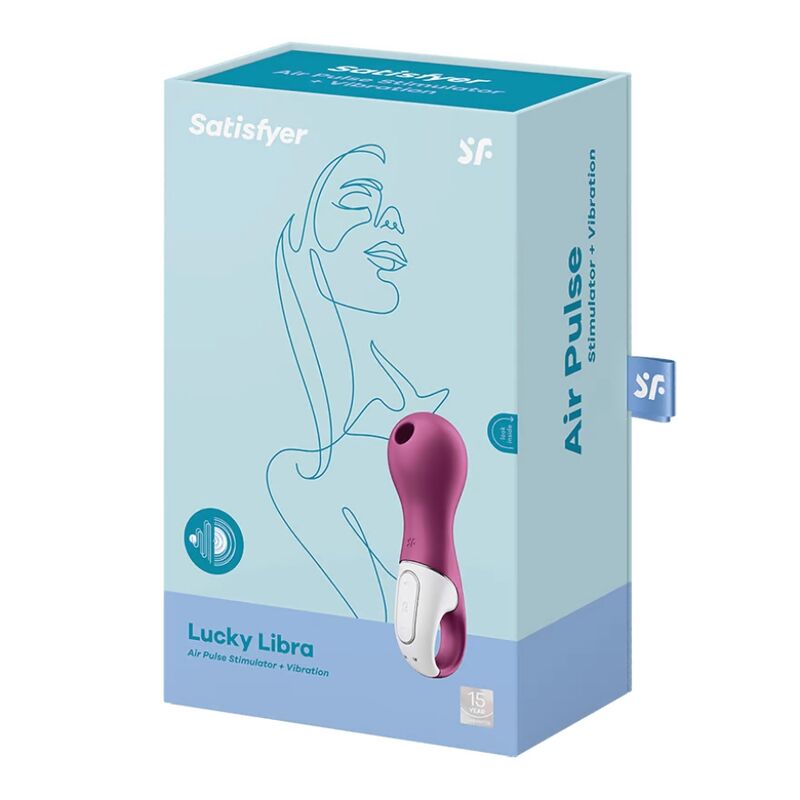 SATISFYER - LUCKY LIBRA STIMULATOR & VIBRATOR - NOCTURNA DESIRES