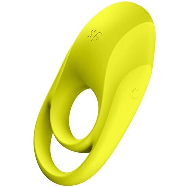 SATISFYER - SPECTACULAR DUO RING VIBRATOR YELLOW - NOCTURNA DESIRES