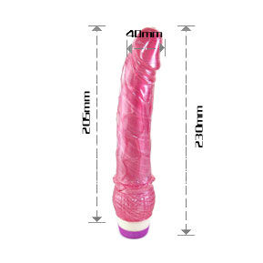 BAILE - REALISTIC RED VIBRATOR 23 CM BAILE VIBRATORS NOCTURNA DESIRES